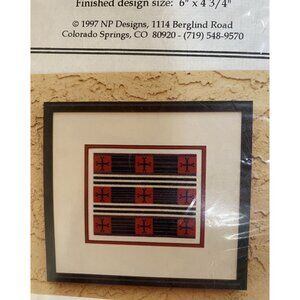 NP Designs 1997  Rugs Of The Southwest Series Chief Blanket III Cross Stitch Kit